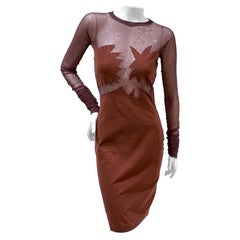 Romeo Gigli Mesh Cutout Dress (Circa 1980s)