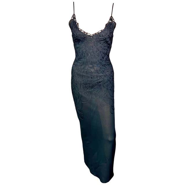 Thierry Mugler Dramatic Iconic Siren Velvet Dress in Galaxy Book ...