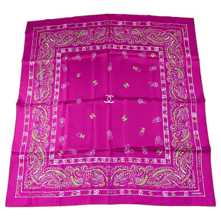 Chanel new foulard bandana at 1stDibs