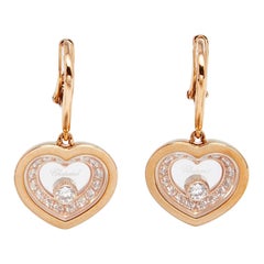 Chopard Very Chopard Diamonds 18k Rose Gold Earrings