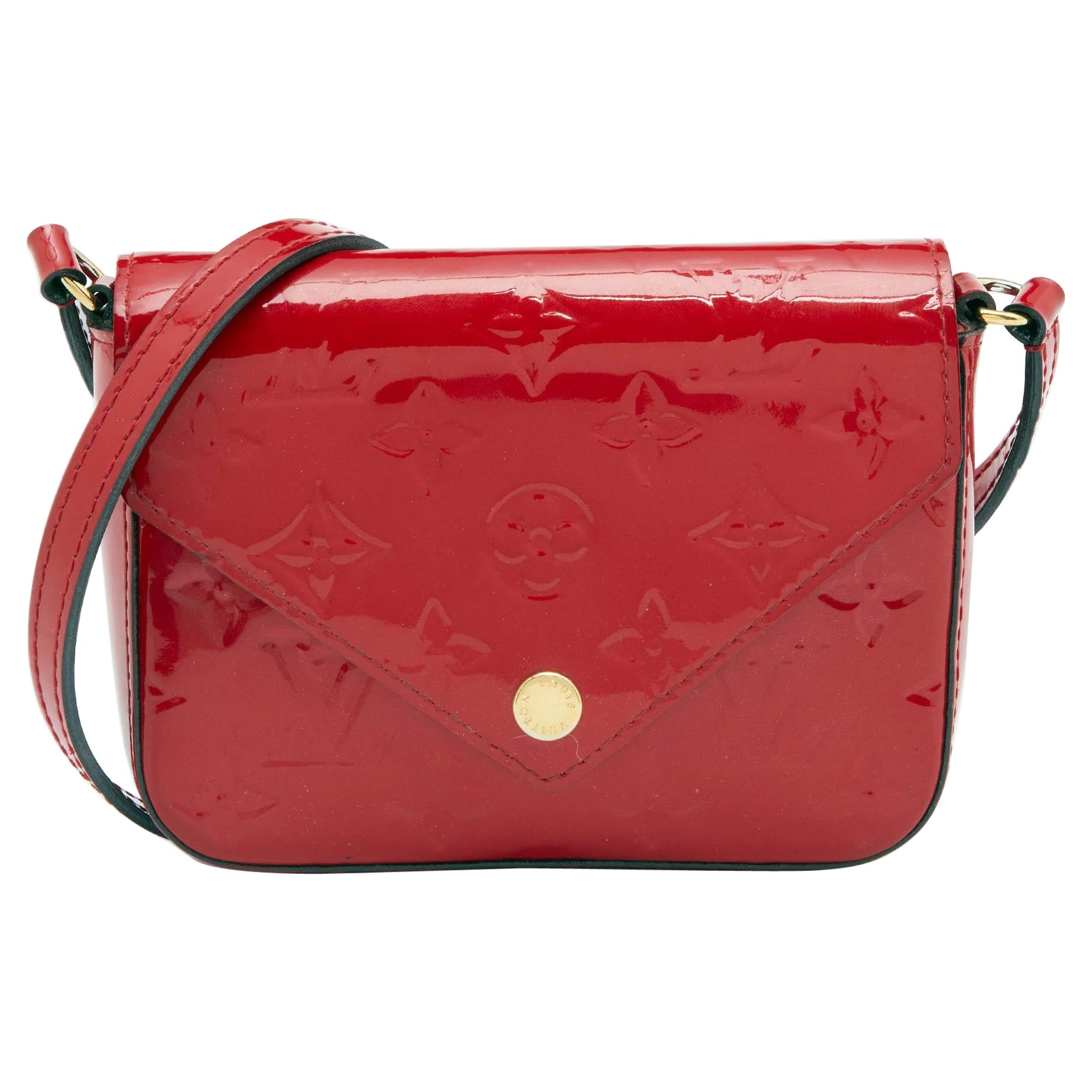 Louis Vuitton Cherry Monogram Vernis Mini Sac Lucie Bag