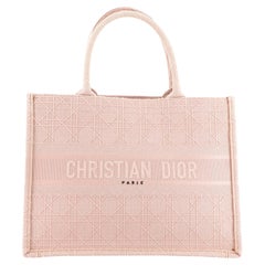 Christian Dior Pink Striped Canvas Book Tote Large Q9BHMA0EMB003