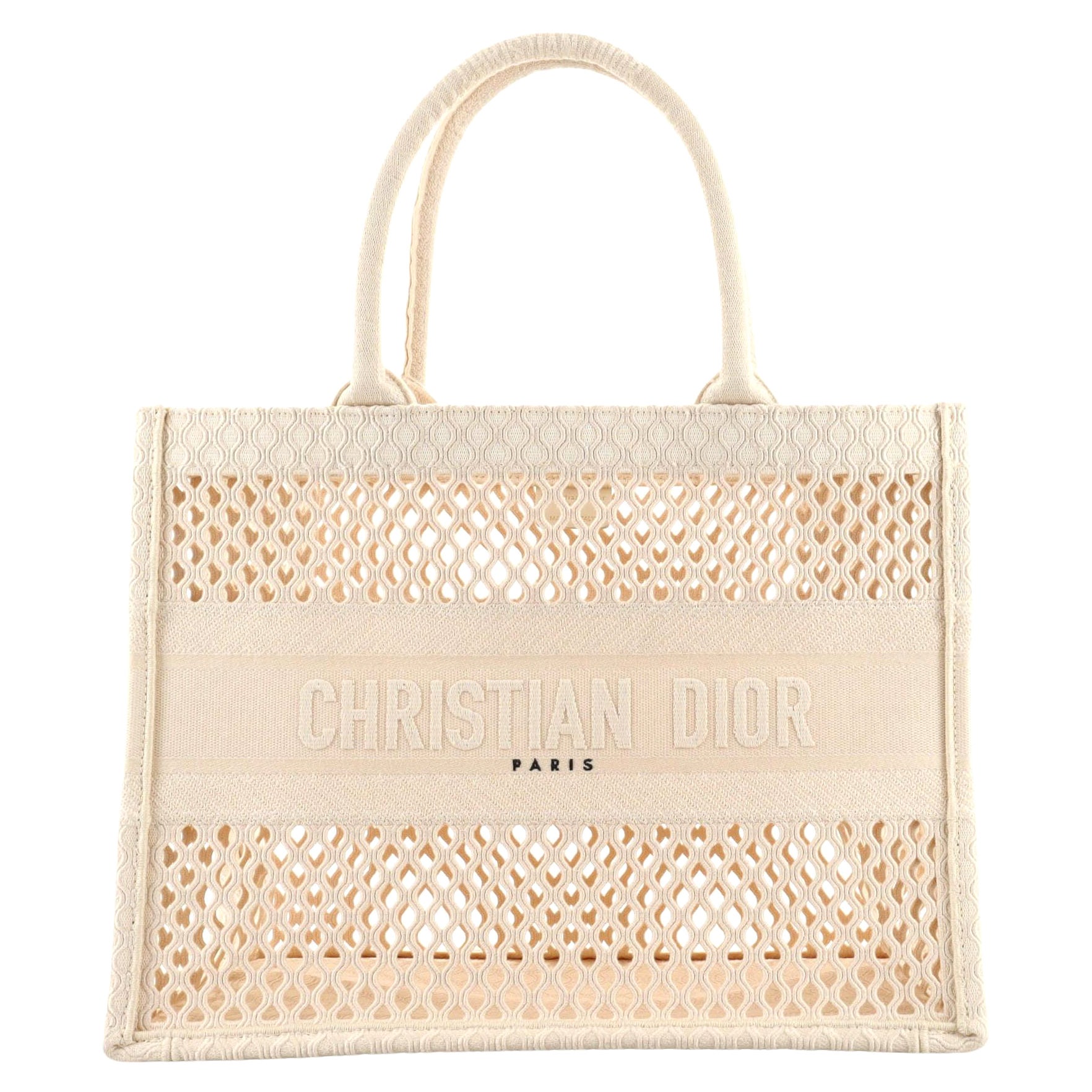 Christian Dior Book Tote Mesh Small at 1stDibs  christian dior tote bag,  christian dior mesh tote, dior mesh bag
