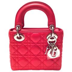 Mini Lady Dior Bag - Red - Rare