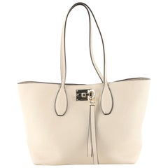 Salvatore Ferragamo Studio Tote Leather Medium