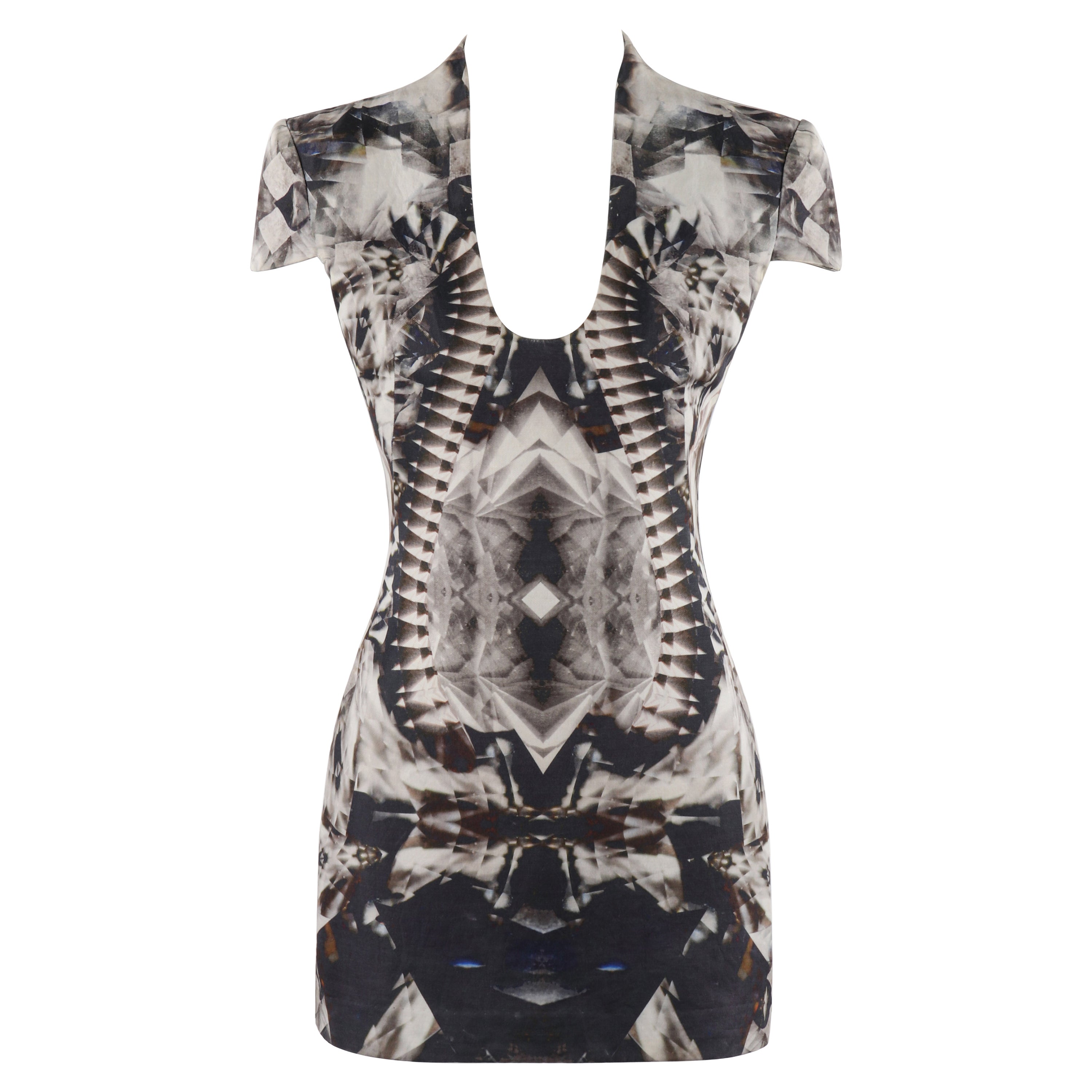 ALEXANDER McQUEEN S/S 2009 "Natural Dis-Tinction" Skeleton Kaleidoscope Dress For Sale