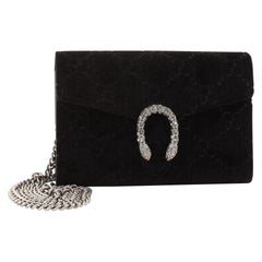 Gucci Dionysus Chain Wallet GG Velvet Small