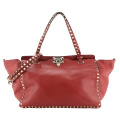 Valentino Rockstud Tote Soft Leather Medium