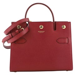 Burberry Title Top Handle Tasche Leder Mini