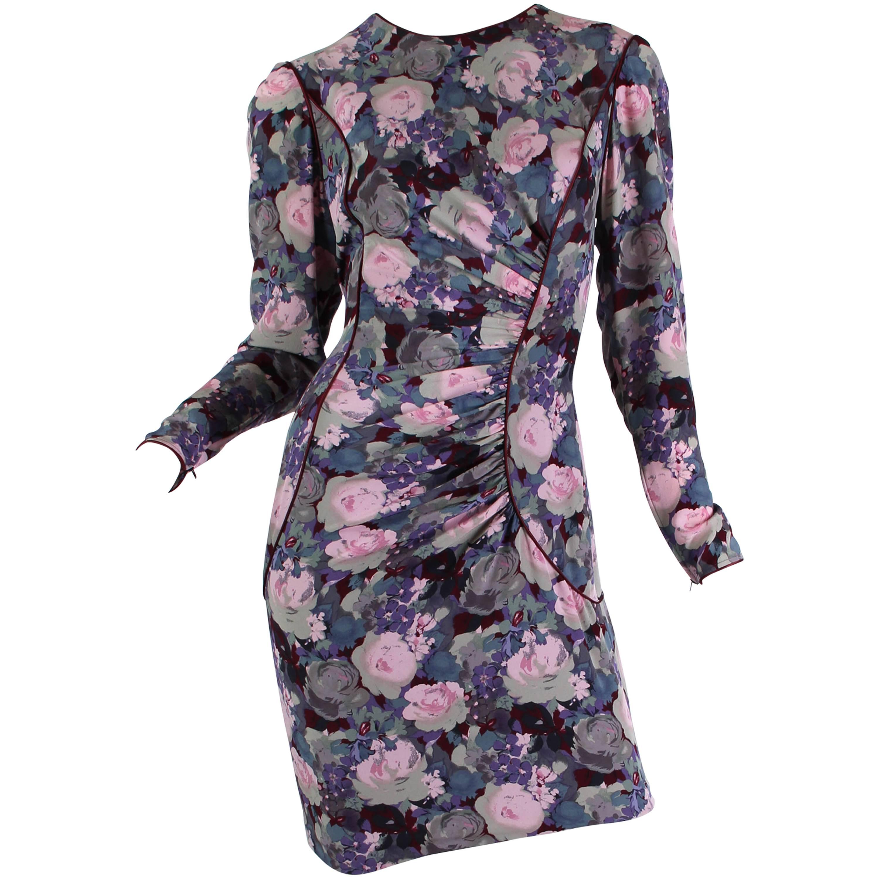 Ungaro Silk Floral Dress