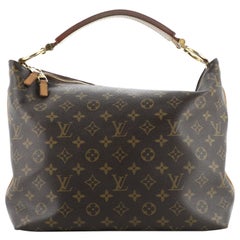  Louis Vuitton Sully Handbag Monogram Canvas PM