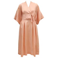 Kenzo Kimono Style Linen Dress, 1980’s