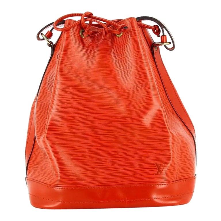 Louis Vuitton Noe Bag in Red Epi Leather For Sale at 1stDibs
