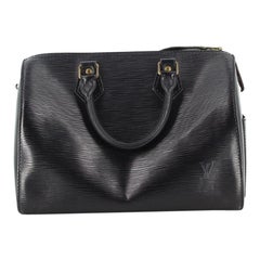 Louis Vuitton Speedy 25 in Black Epy Leather