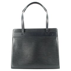 Louis Vuitton 2003 Riviera Handbag in Black Epi Leather