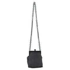 Prada Mini Bag Nylon Handbag with Link Strap