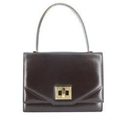 Delvaux Vintage Handbag in Brown Leather