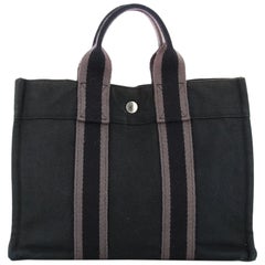 Hermès - Mini sac Toto noir et gris