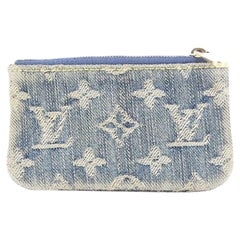 Louis Vuitton 2007's Denim Monogram Coin Pouch