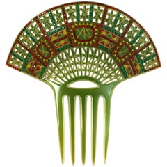 Peine Art Déco Renacimiento Eygptiano