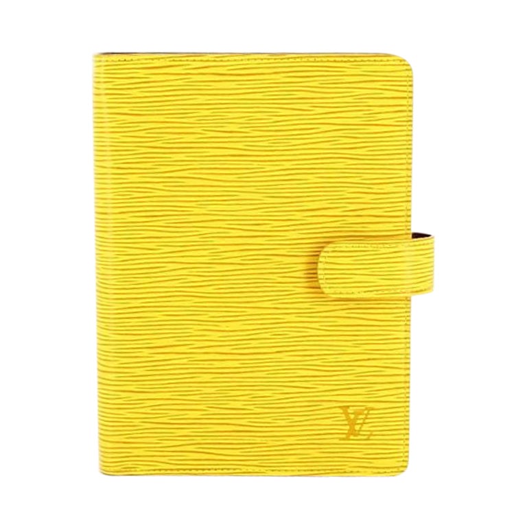 Louis Vuitton Yellow Épi Diary