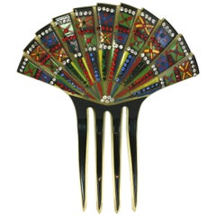 Eygptian Revival Art Deco Comb