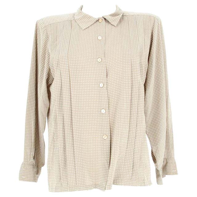 Chanel Beige Silk 1991 Jacket and Skirt For Sale at 1stDibs | chanel ...