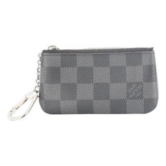 Used Louis Vuitton Graphite Key Pouch