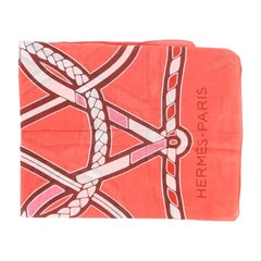 Hermes Scarf in Red
