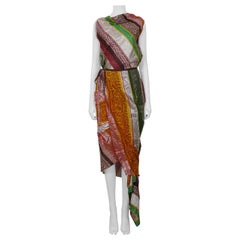 Jean Paul Gaultier Vintage Sari Baumwolle Sari Größe M