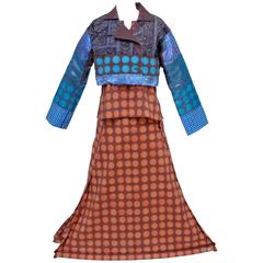 ISSEY MIYAKE "Red Eyes Tribe" Inflated Skirt Spring/Summer 2001 3Piece Ensemble 8
