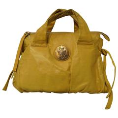 1990s Gucci Yellow Leather Bag