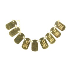 Christian Dior, chaîne-bracelet en métal doré des années 2010