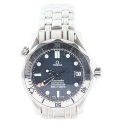 Omega Seamaster Chain Watch in Silver Stainless Steel