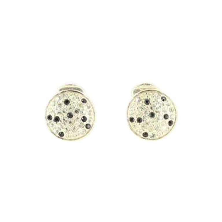 Dior 2000's Gold and Strass Earrings at 1stDibs