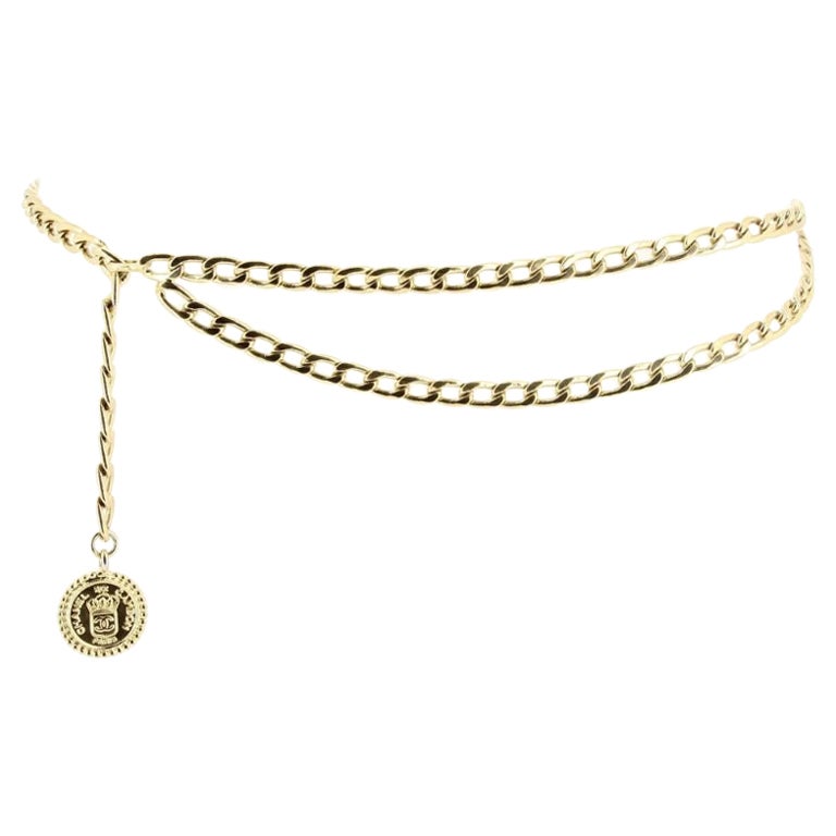 Chanel Vintage 90's Golden Chain Belt