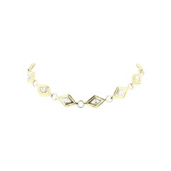 Chanel 1990's Losange Round Neck Necklace