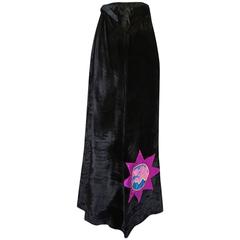 Astrid Lundstrom's Mr Freedom Velvet Applique Skirt circa 1969