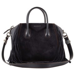 Givenchy Antigona Bag Fringe Suede and Leather Small