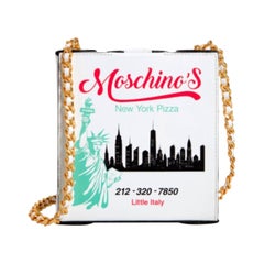 AW20 Moschino Couture J Scott New York Pizza Box Shoulder Bag Little Italy