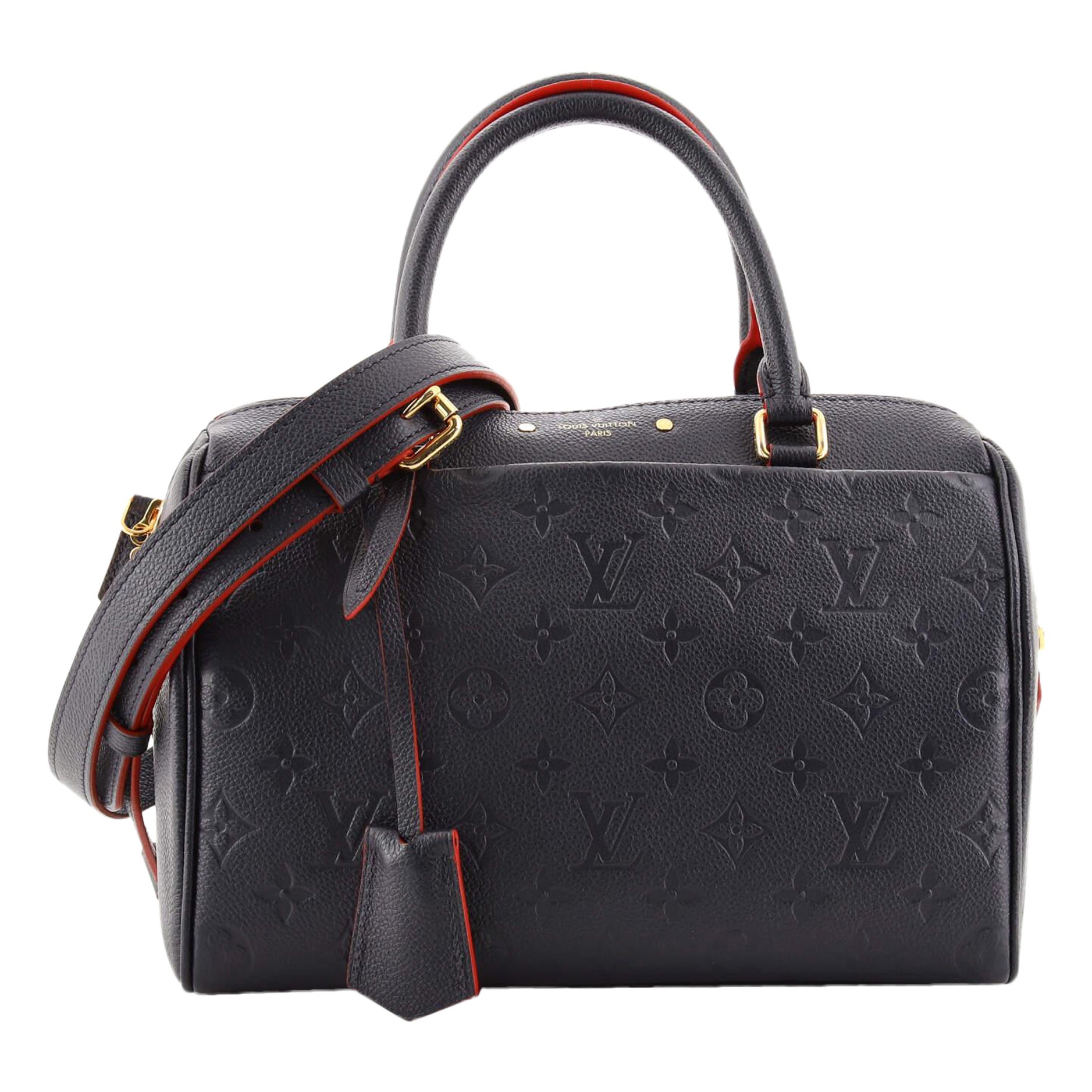 Louis Vuitton Speedy Bandouliere NM Bag Monogram Empreinte Leather 25