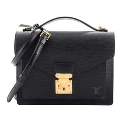 VERIFIED Louis Vuitton Monogram Monceau 28 Tote Shoulder Bag 