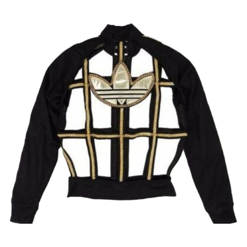 Adidas Originals Jeremy Scott JS Chain Cage Jacket Rare Unisex Britney Spears For Sale