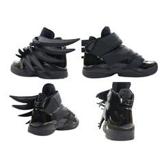 Adidas Originals Obyo Jeremy Scott Wings 3.0 Black Dark Knight Batman Sneakers