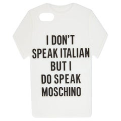 Authentic SS15 Moschino I Do Speak Moschino Tee Case for Iphone 5 5S 5C