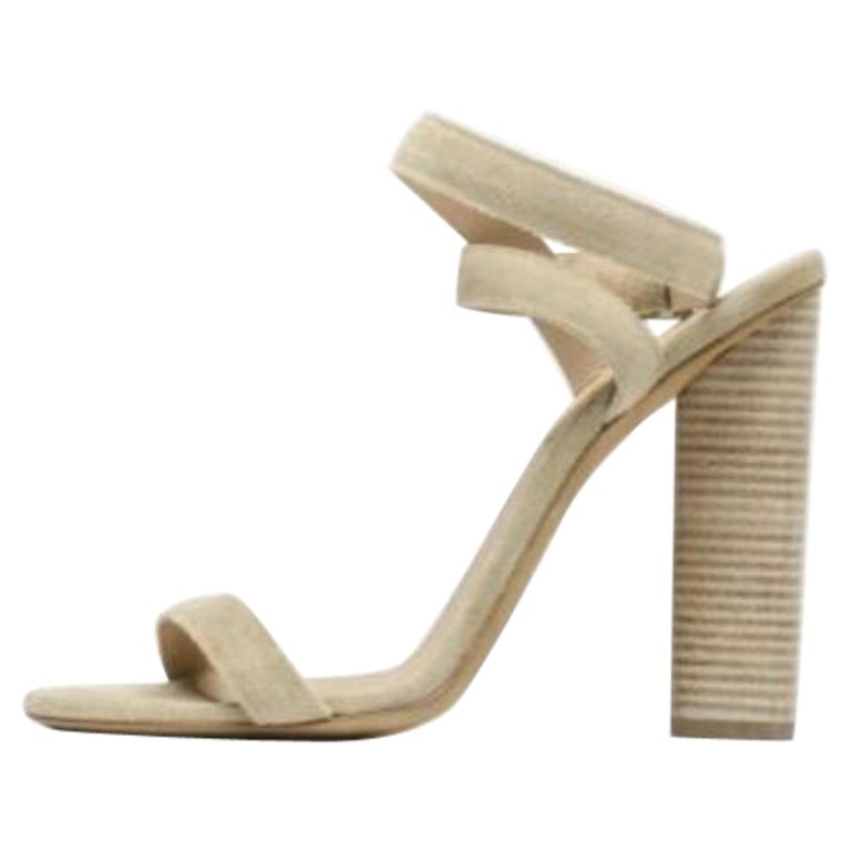 Yeezy Season 2 Suede High Heel Kim Kardashian Kanye West Women Sandals