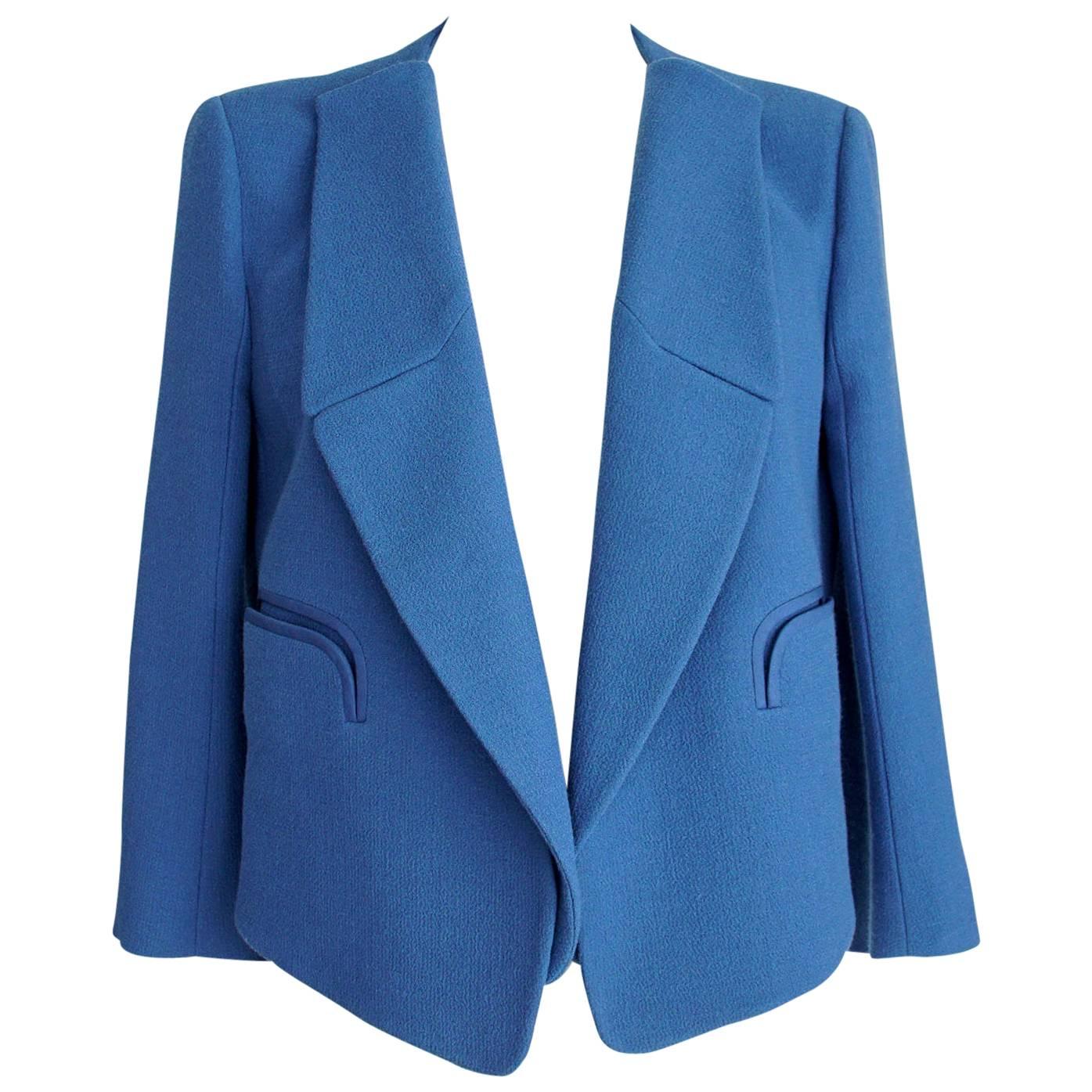 Chloe Jacket Santorini Blue Detachable Lapels  38 / 6 