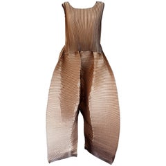 Issey Miyake unisex 2D pleated pant suit, c. 1990s