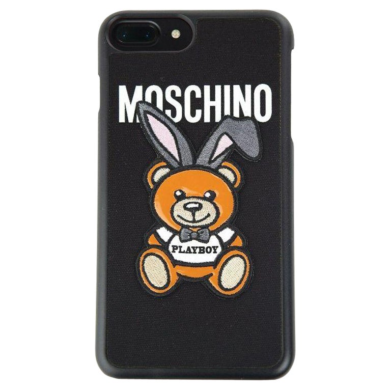 SS18 Moschino Couture Jeremy Scott Playboy Teddy Bear Bunny Case Iphone 6/7 Plus For Sale