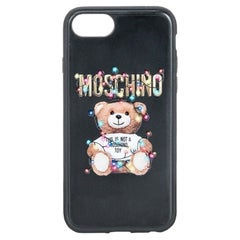 SS19 Moschino Couture Jeremy Scott Holday Weihnachts-Teddy-Bär-Etui für Iphone 8